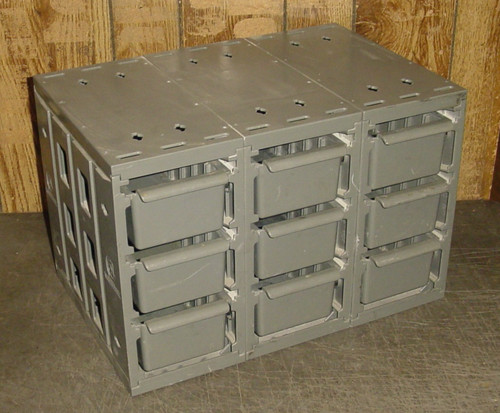 Adrian steel plastic bin - plastic,