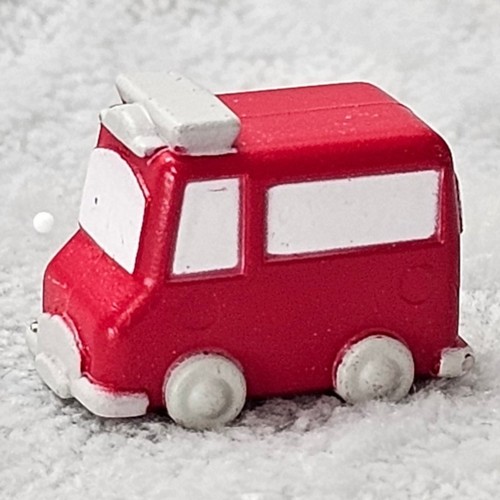 Tiny red van truck - van, miniature
