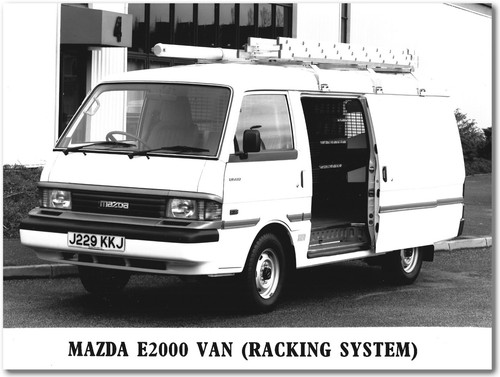 Mazda e2000 van racking - van, (racking